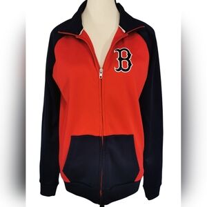 PINK Victoria’s Secret Boston Red Sox Full Zip Jacket Red Navy Size M